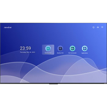 Публичен дисплей Newline STV+ 86, 86" (218.44 cm) 4K/UHD LED дисплей, HDMI, USB, RS232, LAN | JAR Computers Newline STV+ 86 STV-8524Plus