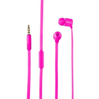 TRUST Duga In-Ear Headphones 22109 Neon Pink