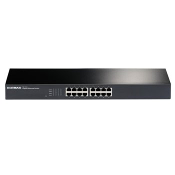 Суич Edimax GS-1016, 1000Mbps, 16Port, Rack-mountable | JAR Computers Switch Edimax GS-1016 Rack-mountable