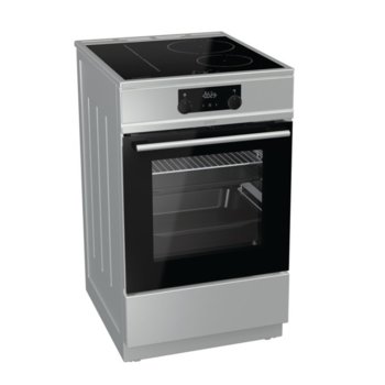 Готварска печка Gorenje EIT5355XPD, клас А, 70 л. обем на фурната, 4 индукционни нагревателни зони, BoilControl, AquaClean почистване, индикатор за остатъчна топлина, инокс | JAR Computers Gorenje EIT5355XPD