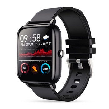 Смарт часовник P6, 1.54" (3.91cm) цветен TFT дисплей, Bluetooth 4.0, водоустойчив IP67, 180mAh батерия, Android, IOS, различни цветове image