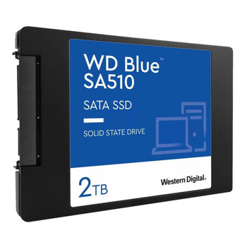 Памет SSD 2TB, Western Digital Blue SA510, SATA 6Gb/s, 2.5"(6.35 cm), скорост на четене до 560MB/s, скорост на запис до 530MB/s | JAR Computers Western Digital Blue SA510 2TB WDS200T3B0A