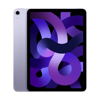 Таблет Apple iPad Air 5 Wi-Fi (MME23HC/A)(лилав), 10.9" (27.69 cm)True Tone дисплей, осемядрен Apple M1 3.2 GHz, 8GB RAM, 64GB Flash памет, 12 & 12 Mpix камера, iPadOS image