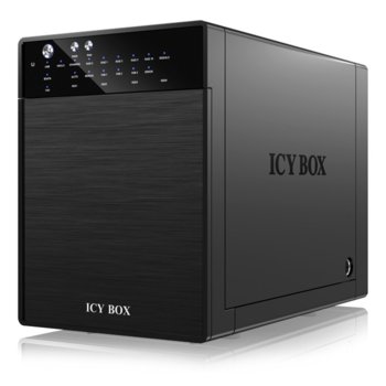 Кутия RaidSonic Icy Box IB-RD3640SU3, за 4x 3.5"(8.89 cm) SATA диска в RAID 0, 1, 3, 5, 10, 1x USB 3.0 Type B, 1x eSATA | JAR Computers RaidSonic Icy Box IB-RD3640SU3
