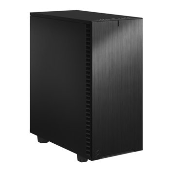 Кутия Fractal Design Define 7 Compact Black Solid, /ATX/mATX/mITX, USB 3.1 Gen 2 Type-C, 2 x USB 3.0, 2 x USB 2.0, черна, без захранване | JAR Computers Fractal Design Define 7 Black Solid