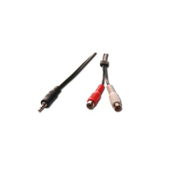 Digitus Jack(м), 3.5mm to Chinch(ж), RCA 0.2m