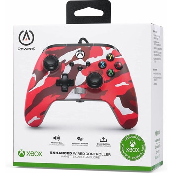 PowerA Enhanced Xbox One/Series X/S Red Camo