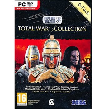 Игра Total War: 6 Game Collection (Rome+Barbarian/Medieval II+Kingdoms/Empire/Napoleon), за PC | JAR Computers Total War: 6 Game Collection