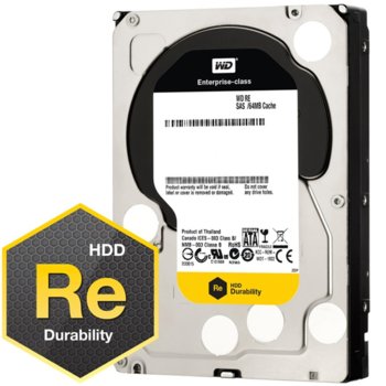 Твърд диск 2TB WD RE, сървърен, SAS 6Gb/s, 7200rpm, 64MB, 3.5"(8.89 cm) | JAR Computers 2TB WD Re SAS WD2001FYYG