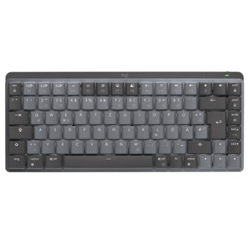 Клавиатура Logitech MX Mechanical Mini For Mac(920-010837), безжична, механична, тактилни суичове, US INT, безжична, сива | JAR Computers Logitech MX Mechanical Mini for Mac SPAC GREY US I