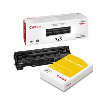 Canon CRG-725+Canon Standart Label A4 CR3484B002AA