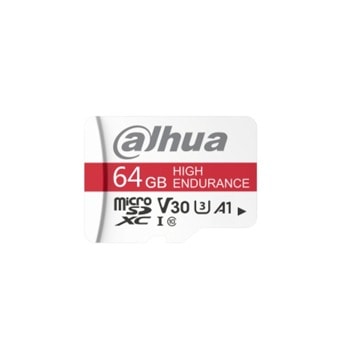Карта памет 64GB microSD Dahua TF-S100/64GB, UHS-I, скорост на четене 100MB/s, скорост на запис 90MB/s | JAR Computers 64GB MicroSD карта, TF-S100/64GB