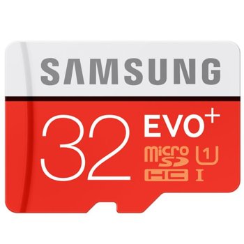 32GB microSD Samsung EVO+ and Adapter MB-MC32DA/EU