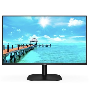 Монитор AOC 24B2XH/EU, 23.8" (60.45 cm)IPS панел, 75 Hz, Full HD, 7 ms, 20000000 :1, 250 cd/m2, HDMI, VGA | JAR Computers Монитор AOC 24B2XH/EU