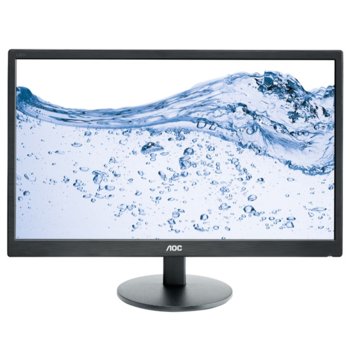 Монитор AOC e2470Swhe, 23.6" (59.94 cm) TN панел, Full HD, 5ms, 20 000 000:1, 250cd/m2, 2x HDMI, 1x VGA | JAR Computers AOC e2470Swhe