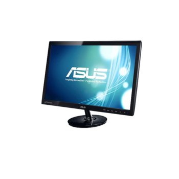 Монитор 23" (58.4cm) ASUS VS239H, IPS панел, FULL HD LED, 14ms, 50 000 000:1, 250cd/m2, HDMI & DVI, черен, 3г. | JAR Computers 23 ASUS VS239H