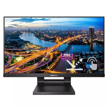 Тъч Монитор Philips 242B1TC/00, 23.8" (60.45 cm) IPS панел, 75Hz, Full HD, 4ms, 50M, 250 cd/m2, DisplayPort, HDMI, VGA | JAR Computers Philips 242B1TC/00