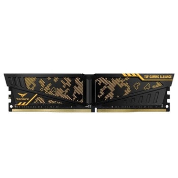 Памет 16GB DDR4 3200MT/s, Team Group T-Force Vulcan TUF Yellow, TLTYD416G3200HC16F01, 1.35V | JAR Computers Team Group T-Force Vulcan TUF Yellow 16GB 3200MHz