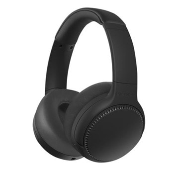 Слушалки Panasonic RB-M500BE-К, безжични, Bluetooth, микрофон, до 30 часа време за работа, 40mm драйвери, черни | JAR Computers PANASONIC RB-M500BE-К
