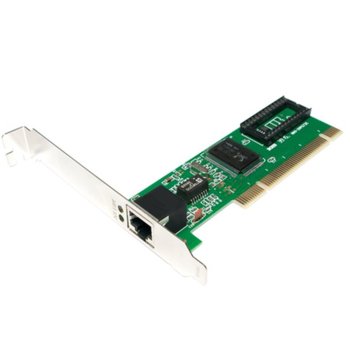 Мрежова карта LogiLink Fast Ethernet, PCI към RJ45(ж), 10/100 MBit/s | JAR Computers LogiLink Fast Ethernet PC0039