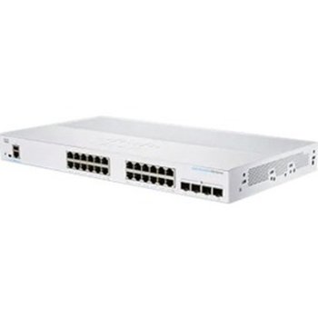 Суич Cisco CBS350-24T-4X-EU, 24 порта, 24x 10/100/1000 Mbps, 4x SFP+ | JAR Computers Cisco CBS350-24T-4X-EU