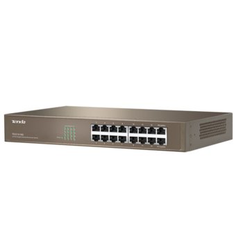 Суич Tenda TEG1016D, 16x 10/100/1000M Base-T Ethernet ports | JAR Computers Tenda TEG1016D