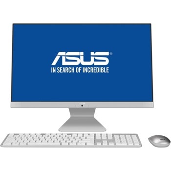 Настолен компютър All-in-One Asus M241DAK-WA011M, дувядрен Zen+ AMD Ryzen 3 3250U 2.6/3.5 GHz, 23.8" (60.45 cm) Full HD Display, 8GB DDR4, 256GB SSD, USB 3.2, Free DOS, клавиатура и мишка | JAR Computers Asus M241DAK-WA011M
