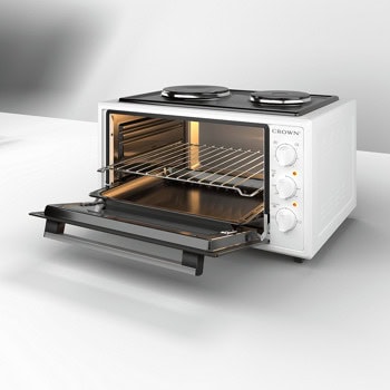 мини готварска печка crown cmo-466wf