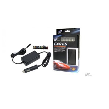 Универсално автомобилно захранване за лаптопи Fortron Car65, 18-20V/3.4A/65W | JAR Computers FORTRON Car65