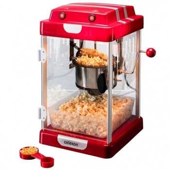 Машина за пуканки Celexon CinePop CP1000, 350W, 60гр. капацитет, червена | JAR Computers CELEXON CinePop CP1000