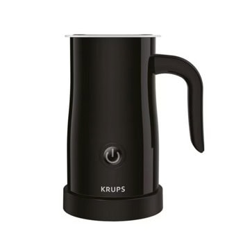 Уред за разпенване на мляко Krups XL100810, 100W, вместимост 300мл, незалепваща повърхност, черен | JAR Computers Krups XL100810