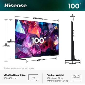Hisense 100E7S_PRO | JAR Computers Hisense 100E7S_PRO