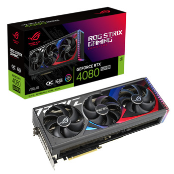 Видео карта Nvidia GF RTX 4080 Super, 16GB, Asus ROG Strix, OC, PCI-E 4.0, GDDR6X, 256-bit, DisplayPort, HDMI | JAR Computers Asus ROG Strix GeForce RTX 4080 SUPER OC