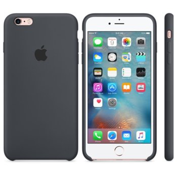 6s Plus Silicone Case - Charcoal Gray