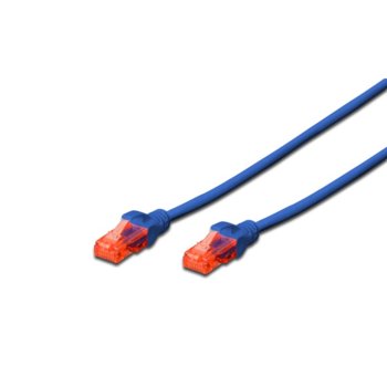 Пач кабел Digitus DK-1612-020/B, U/UTP, Cat 6, 2м, син | JAR Computers Digitus DK 1612 020 B