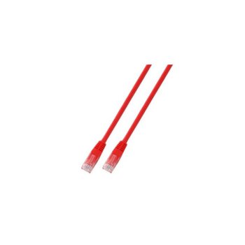 Пач кабел UTP EFB Elektronik, 2m, Cat 5E, червен | JAR Computers EFB Elektronik RJ45 U/UTP Cat.5e 2m red K8096.2