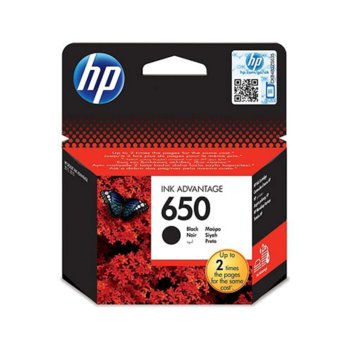 Касета HEWLETT PACKARD Deskjet ink advantage 2515/3515 - Black - (650) - P№ CZ101AE - заб.: 360 брой копия | JAR Computers Касета HEWLETT PACKARD Deskjet ink advantage 2515…