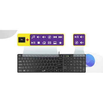 Genius SlimStar 126 Black
