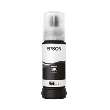 Мастило за Epson EcoTank L8050, Black - C13T09C14A - Epson - Заб.: 70 ml капацитет | JAR Computers Epson 108 EcoTank Black ink C13T09C14A