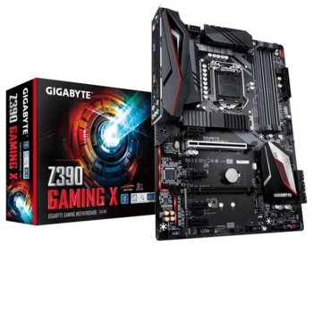 Дънна платка Gigabyte Z390 GAMING X, Z390, 1151, DDR4, PCI-E(HDMI)(CF), 6x SATA 6Gb/s, 2x M.2 slot, 2x USB 3.1 Gen 2, RGB, ATX | JAR Computers Gigabyte Z390 GAMING X GA-MB-Z390-GAMING-X_2Y