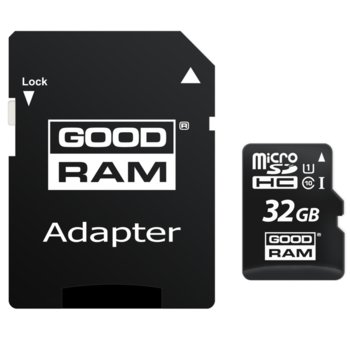 32GB GOODRAM MicroSD UHS-I + Adapter cls.10