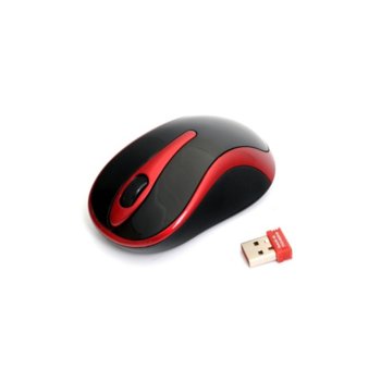 Мишка A4Tech G3-280N V-Track, безжична, оптична (1000 dpi), USB, черна/червена, обхват до 10м | JAR Computers A4Tech G3-280N V-Track Red
