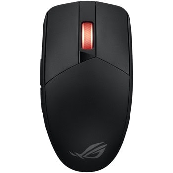 Мишка Asus ROG Strix Impact III Wireless, оптична (36 000dpi), безжична, Bluetooth, Wireless, черна, ROG 70M Mechanical суич, подсветка | JAR Computers Asus ROG Strix Impact III Wireless Black 90MP03D0-