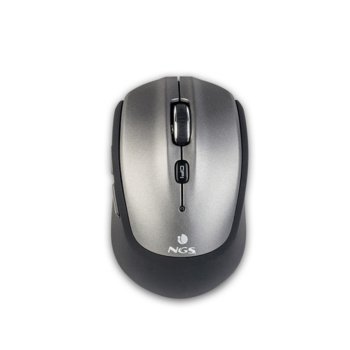 Мишка NGS Frizz Bt, оптична (1600 dpi), безжична, Bluetooth, сива image