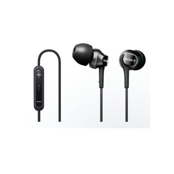 Слушалки Sony MDR-EX100IP, черен