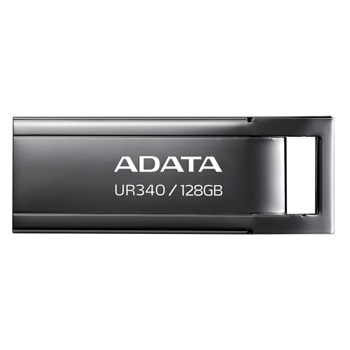Памет 128GB USB Flash Drive, A-Data Royal UR340, USB 3.2 Gen1, черна | JAR Computers Adata Royal UR340 128GB USB 3.2 Gen1 Black