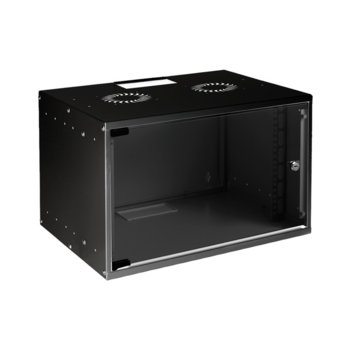 Комуникационен шкаф Mirsan MR.SOH07U30DE.01, 7U, 535 x 300 x 350 mm, D=300 мм, черен | JAR Computers Mirsan MR.SOH07U30DE.01