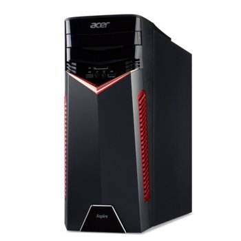 Настолен компютър Acer Aspire GX-781 Tower (DT.B88EX.009), четириядрен Kaby Lake Intel Core i7-7700 3.6/4.2GHz, Nvidia GeForce GTX 1050 2GB, 8GB DDR4, 2TB 7200 rpm HDD, 3x USB 3.0, Wi-Fi, клавиатура и мишка, Free DOS | JAR Computers Acer Aspire GX-781 Tower DT.B88EX.009