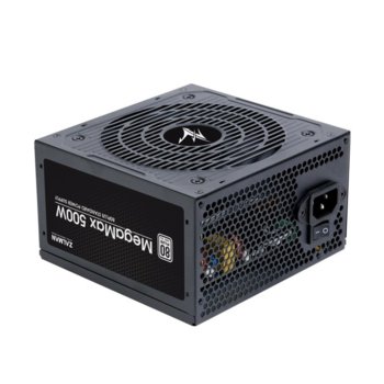 Захранване Zalman MegaMax ZM500-TXII, 500W, 80+, Active PFC, 120mm вентилатор | JAR Computers Zalman ZM500-TXII