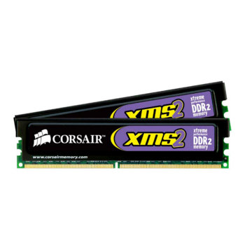 2x1GB DDR2 800MHz Corsair TWIN2X2048-6400C4DHX G